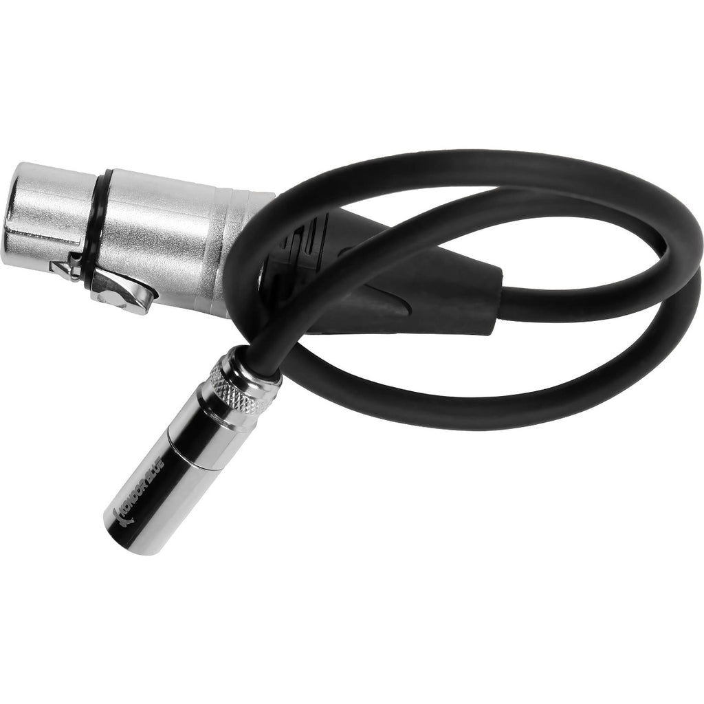 Kondor Blue TA4M Mini XLR 4 Pin Male to Female XLR Braided Audio Cable 16