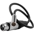 Kondor Blue TA4M Mini XLR 4 Pin Male to Female XLR Braided Audio Cable 16