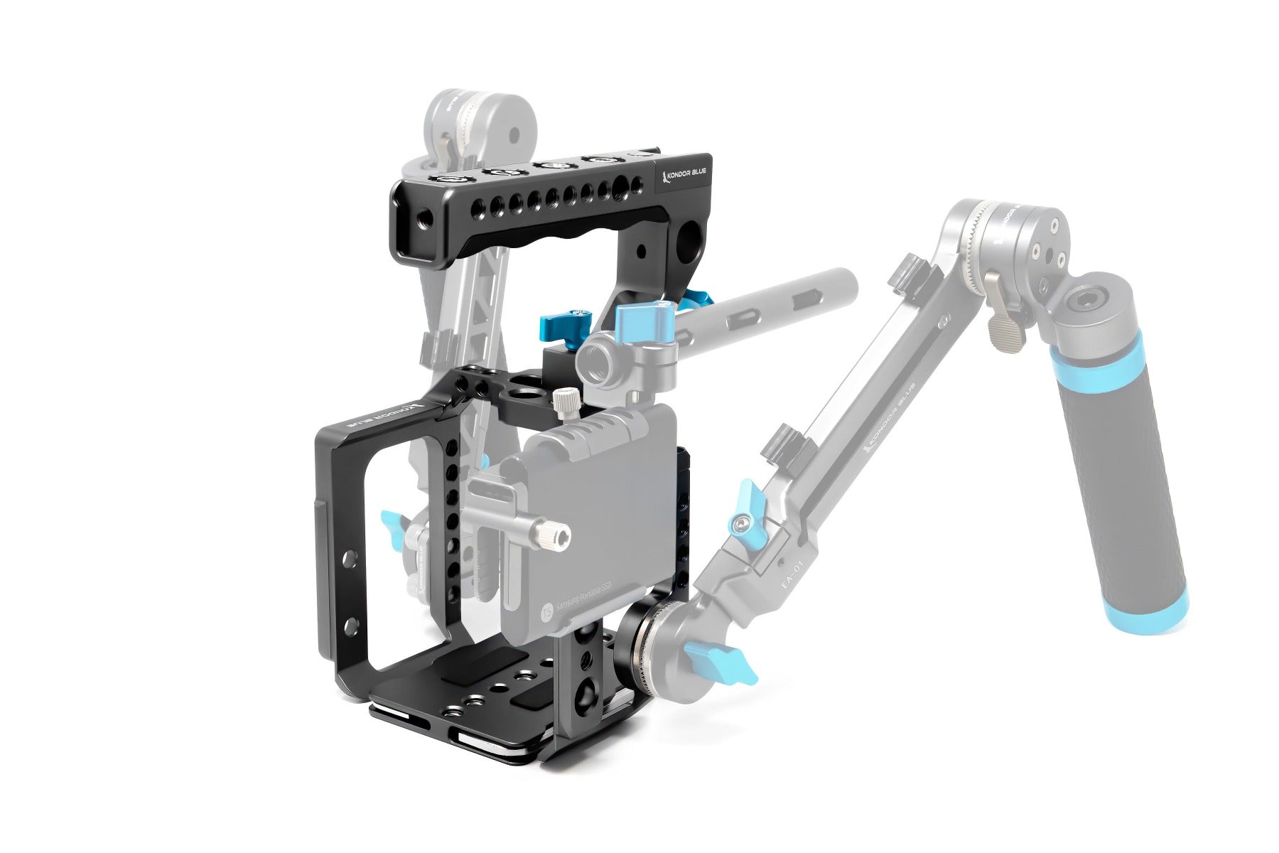 Kondor Blue Z Cam Cage E2 Flagship Cage (S6 F6 F8) - With Top Handle (Space Gray)