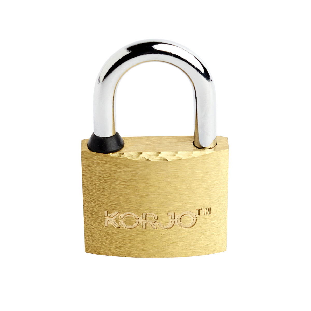 Korjo Lock Keyed 40mm - Duo Pack Brass
