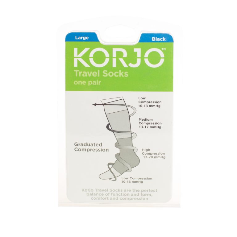 Korjo Compression Travel Socks - Large