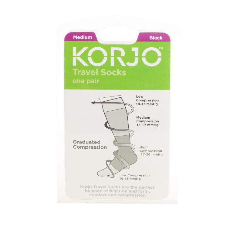 Korjo Compression Travel Socks - Medium