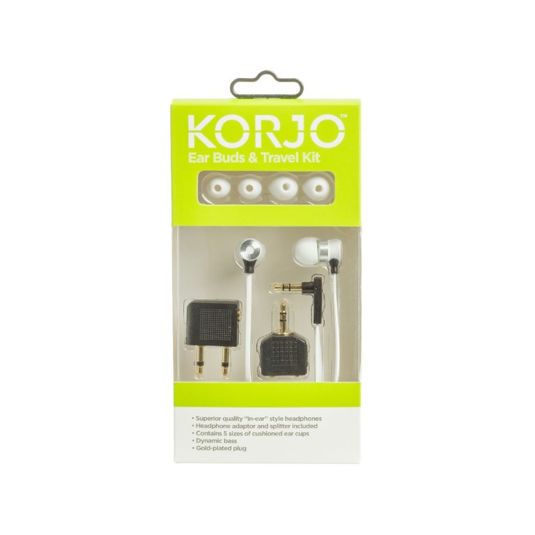 Korjo Ear Buds and Travel Kit