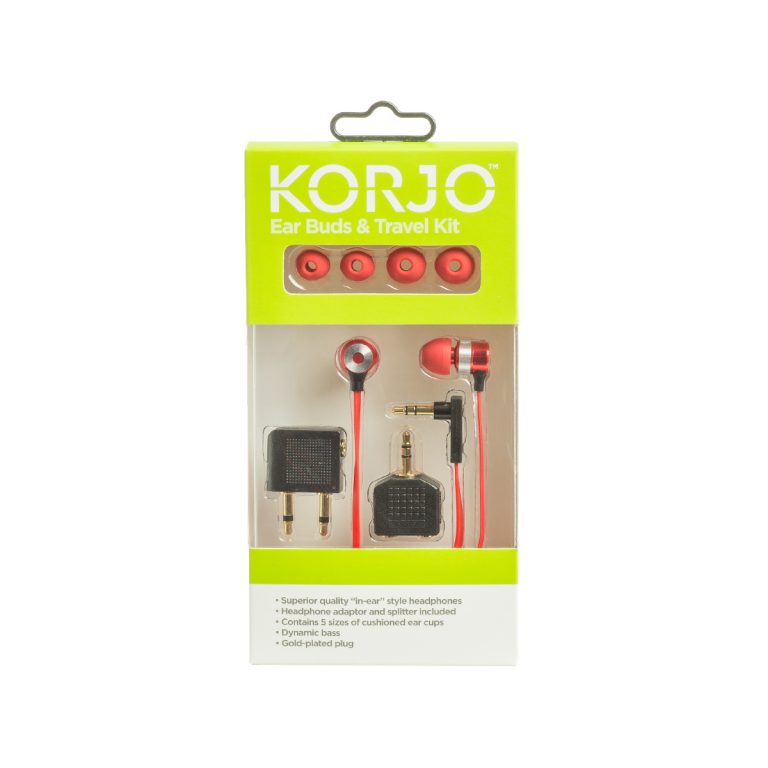 Korjo Ear Buds and Travel Kit