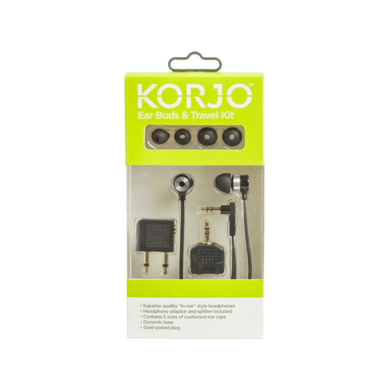 Korjo Ear Buds and Travel Kit