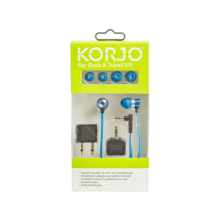 Korjo Ear Buds and Travel Kit