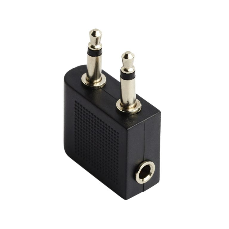 Korjo Headphone Adaptor 3.5mm to 2-pin 3.5mm Airline/Plane Socket