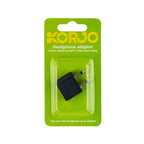 Korjo Headphone Adaptor 3.5mm to 2-pin 3.5mm Airline/Plane Socket