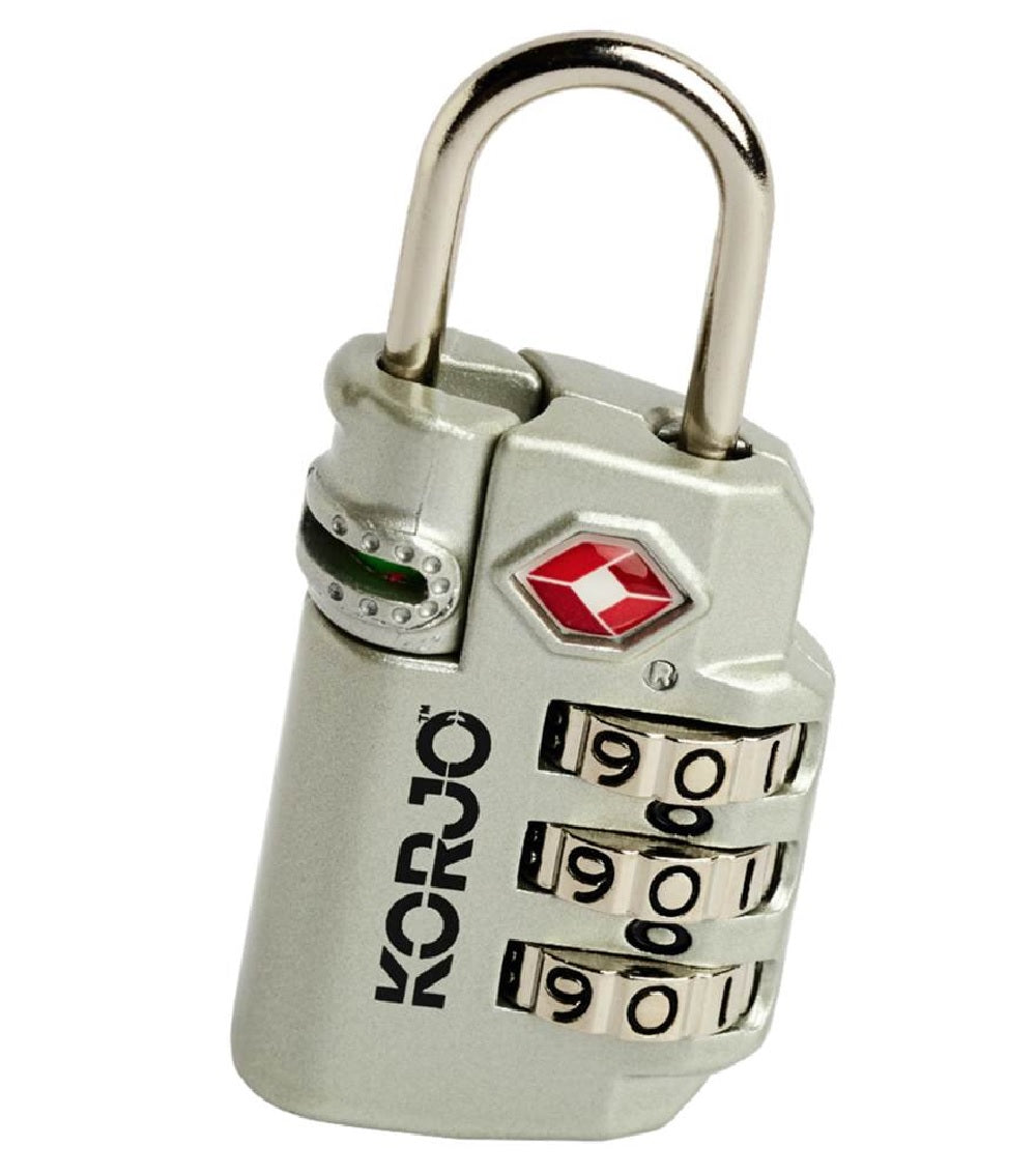 Korjo TSA Compliant Combilock with Indicator