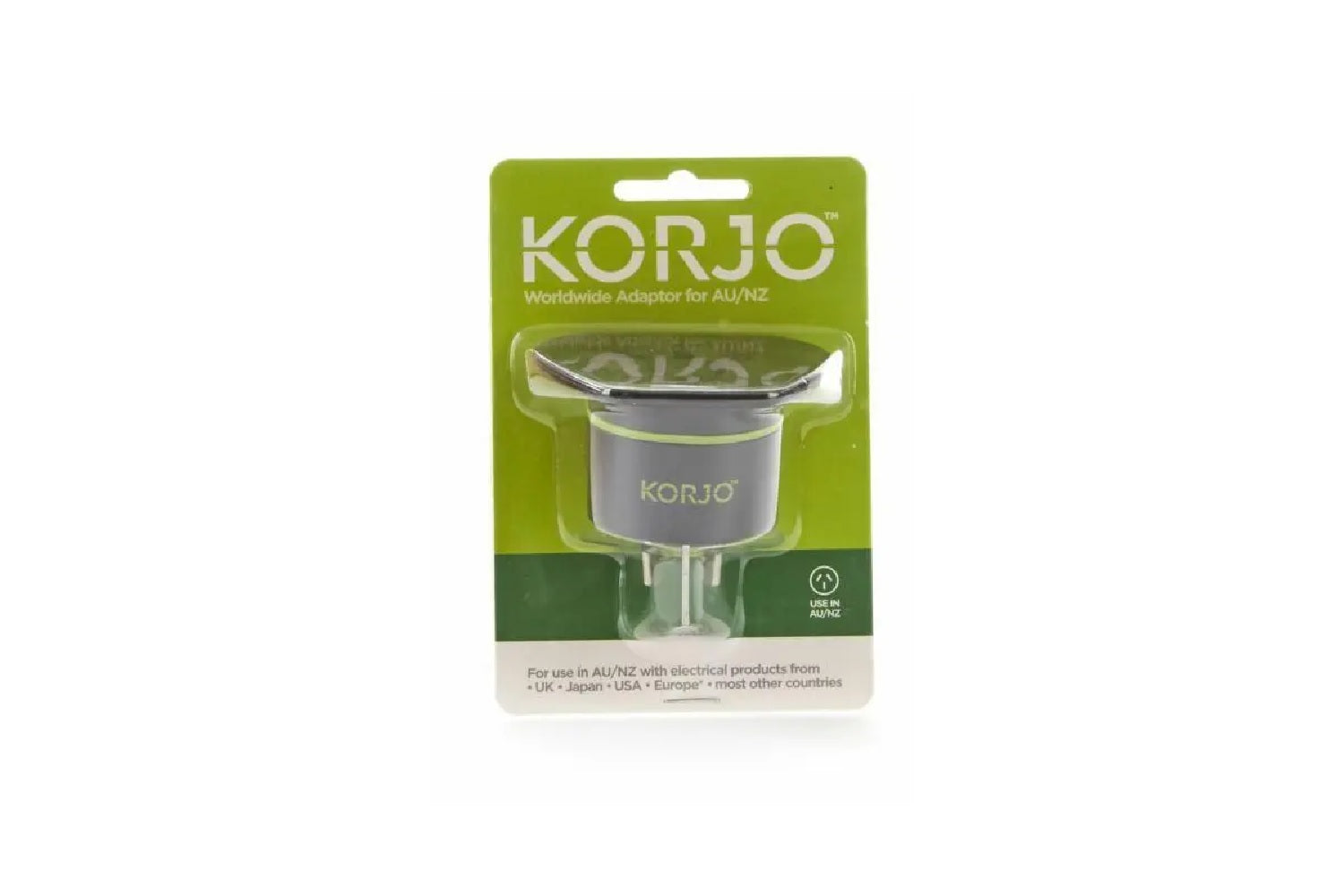 Korjo Worldwide Adapter for Australia - UK
