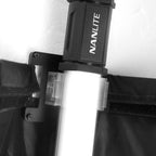 Nanlite Barndoor with Eggcrate grid for the PavoTube II 30C