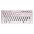 KW 7100 MINI BT 75% Compact Bluetooth Office Keyboard (Pink)