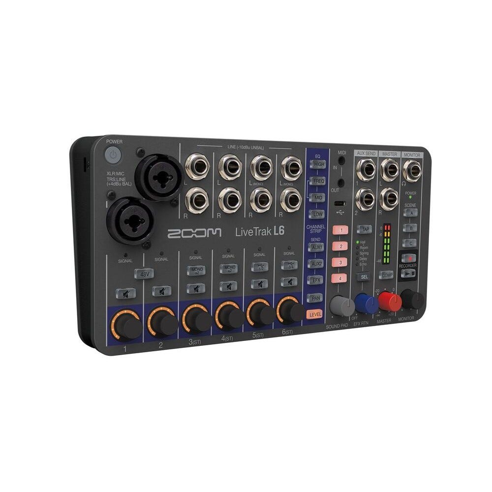 Zoom LiveTrak L6 Multi-Track Mixer and Recorder