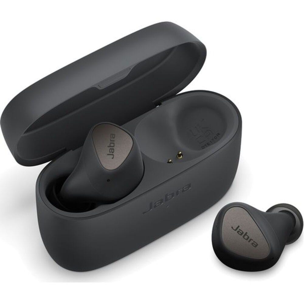 Open Box Jabra Elite 4 True Wireless Bluetooth Noise Cancelling Earbuds - Dark Grey