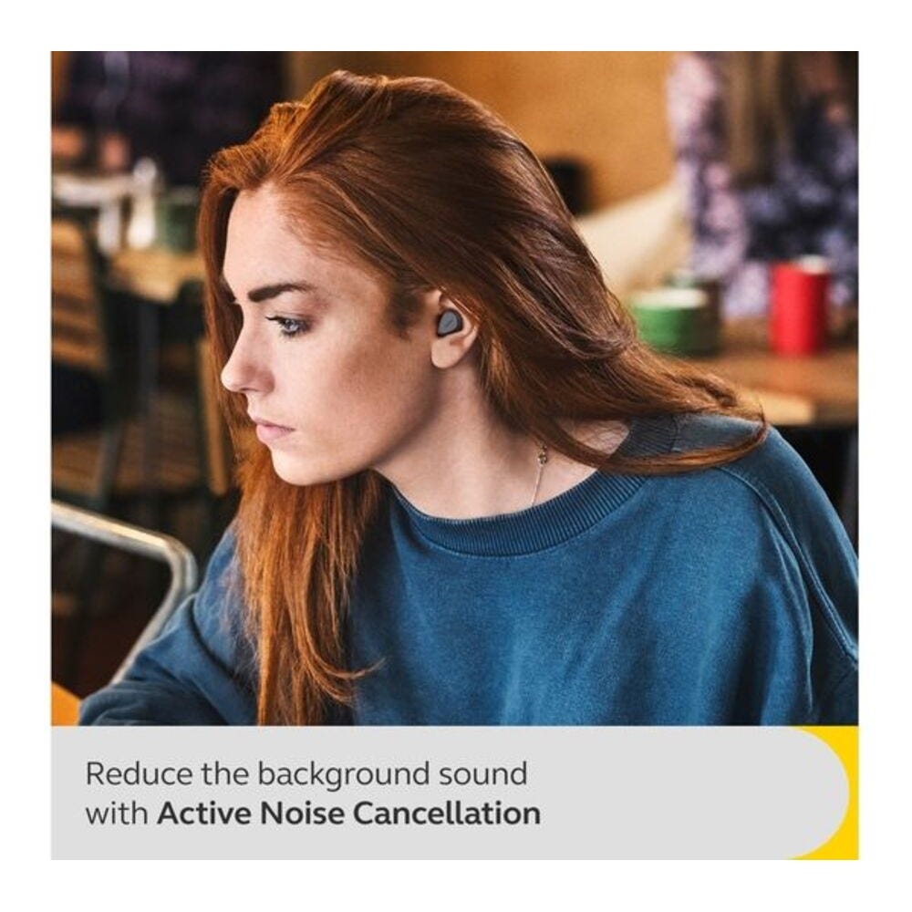 Open Box Jabra Elite 4 True Wireless Bluetooth Noise Cancelling Earbuds - Dark Grey