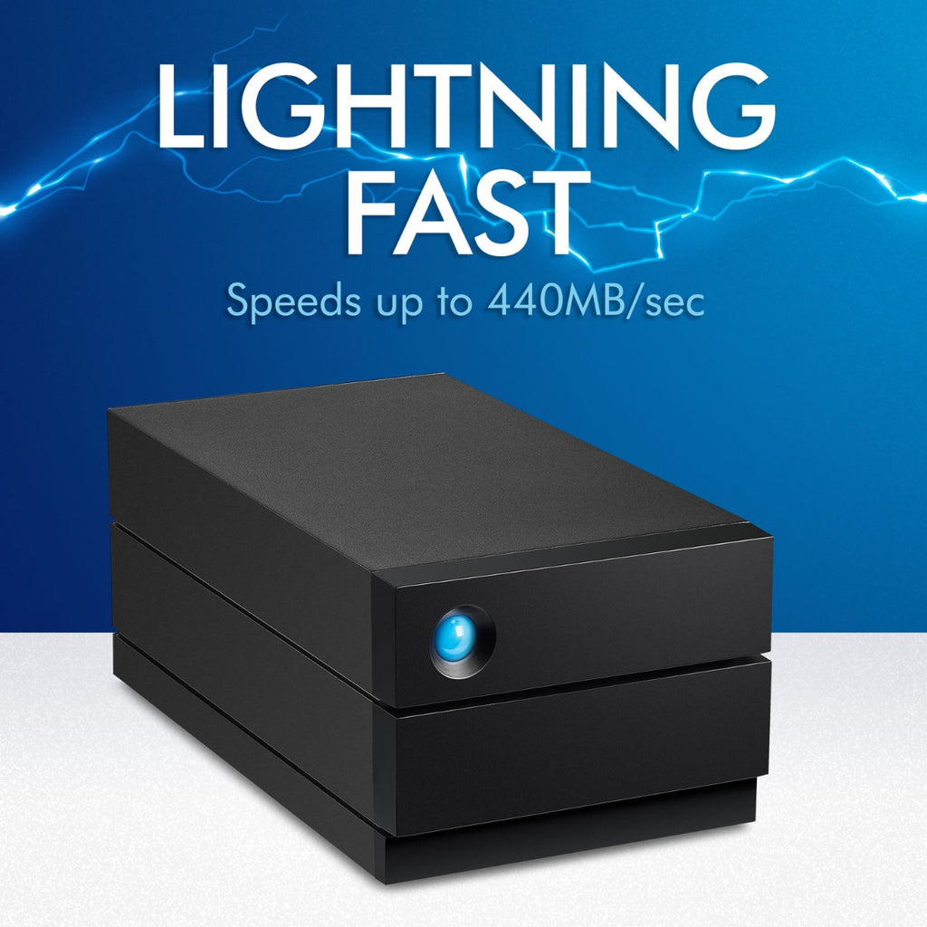 LaCie 16TB 2big 2-Bay USB 3.2 Type-C RAID Array