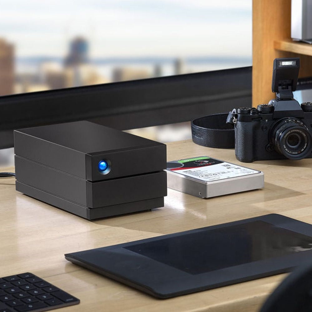 LaCie 40TB 2big 2-Bay USB 3.2 Type-C RAID Array