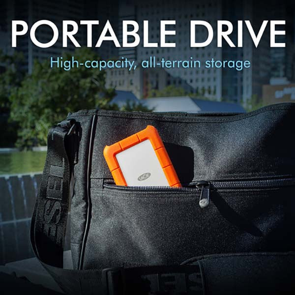 LaCie 5TB Rugged USB 3.1 Gen 1 Type-C External Portable Hard Drive