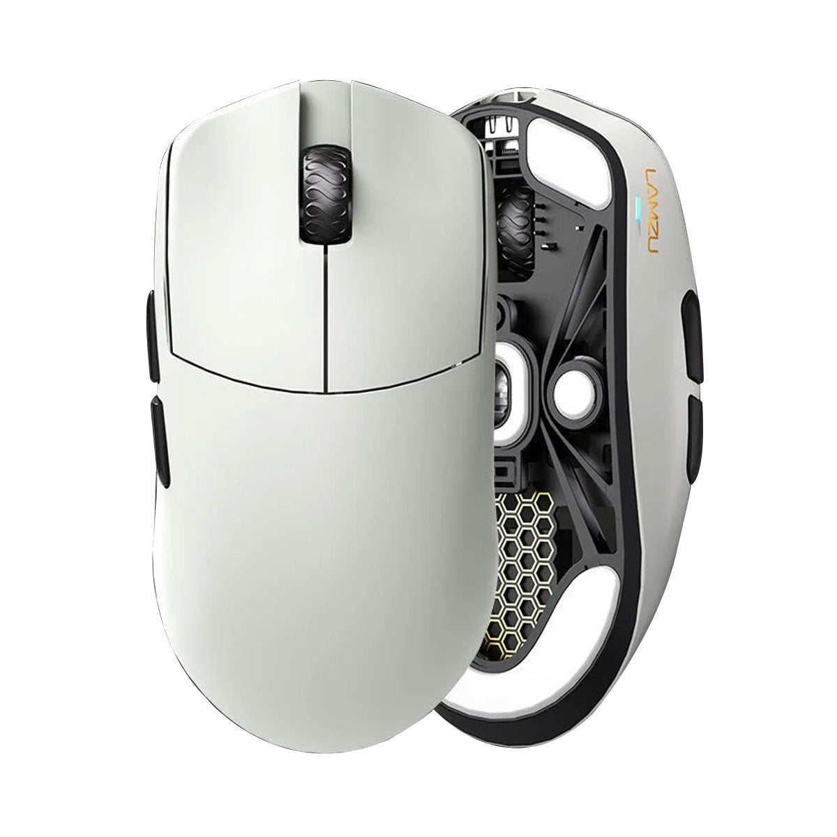 LAMZU MAYA X 8K Lightweight Dual mode Wireless Gaming Mouse (Cloud Grey)