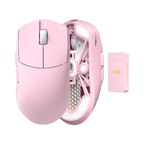 LAMZU MAYA X 8K Lightweight Dual mode Wireless Gaming Mouse (Light Pink)
