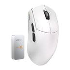 LAMZU MAYA X 8K Lightweight Dual mode Wireless Gaming Mouse (White)
