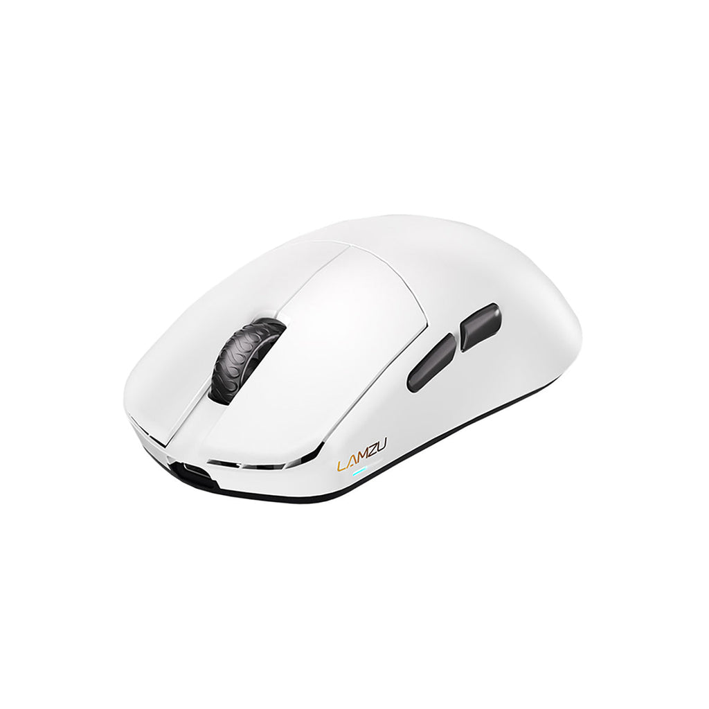 LAMZU MAYA X 8K Lightweight Dual mode Wireless Gaming Mouse (White)
