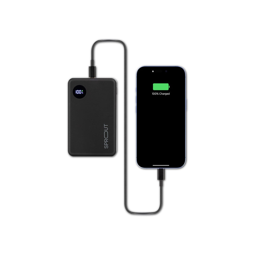 Open Box Sprout 10K PowerBank - SPB10000BK (Black)
