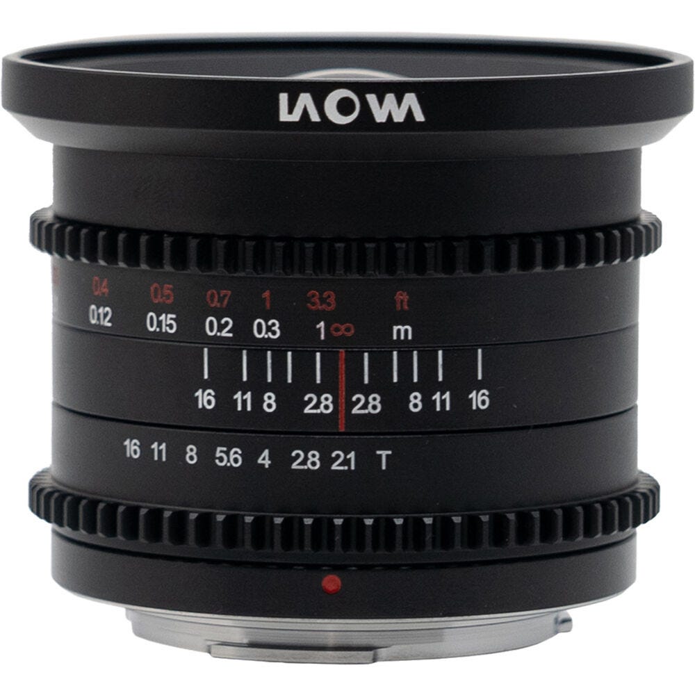 Laowa 6mm T2.1 Zero-D Cine Lens - MFT