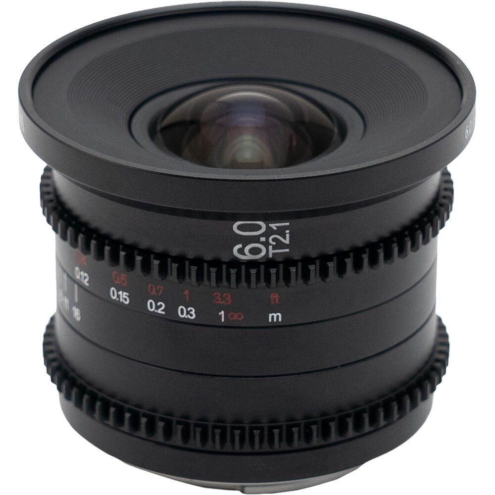 Laowa 6mm T2.1 Zero-D Cine Lens - MFT