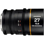 Laowa Nanomorph 27mm T2.8 1.5X S35 Anamorphic Lens - Fuji X Mount (Amber)