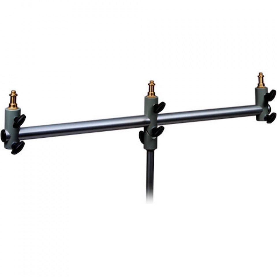 Manfrotto 154 Triple Microphone Holder Bar (Black)