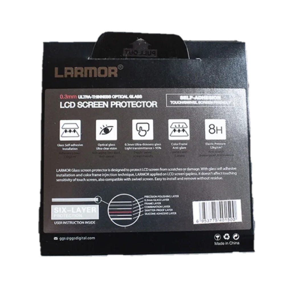 Larmor - Fujifilm X-T1 / X-T2 / X-A5 / X-A20 Glass LCD Screen Protector