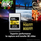 Lexar Professional Gold Series CFexpress Type A Card - 320GB