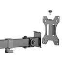Brateck Economical Double Joint Articulating Monitor Arm with Laptop Holder 13 "-32"