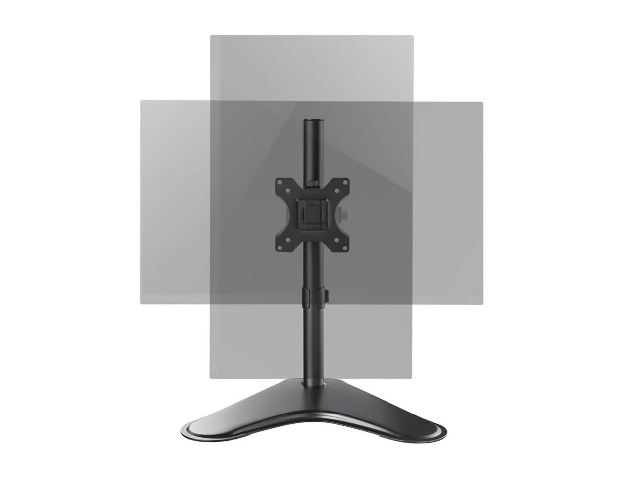 Brateck Single Screen double Joint Articulating Stell Monitor Stand 13"-32"