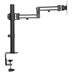Brateck Articulating Aluminum Single Monitor Arm Fit Most 17-32" Screens up to 8kg