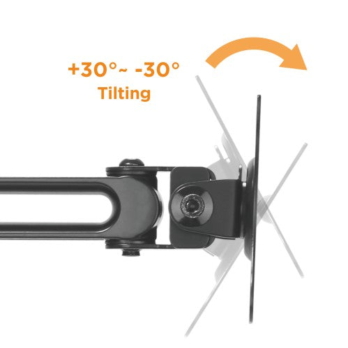 Brateck Dual Monitor Premium Aluminum Articulating Monitor Arm