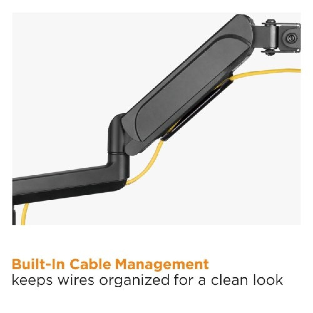 Brateck Triple Monitors Pole-Mounted Gas Spring Monitor Arm