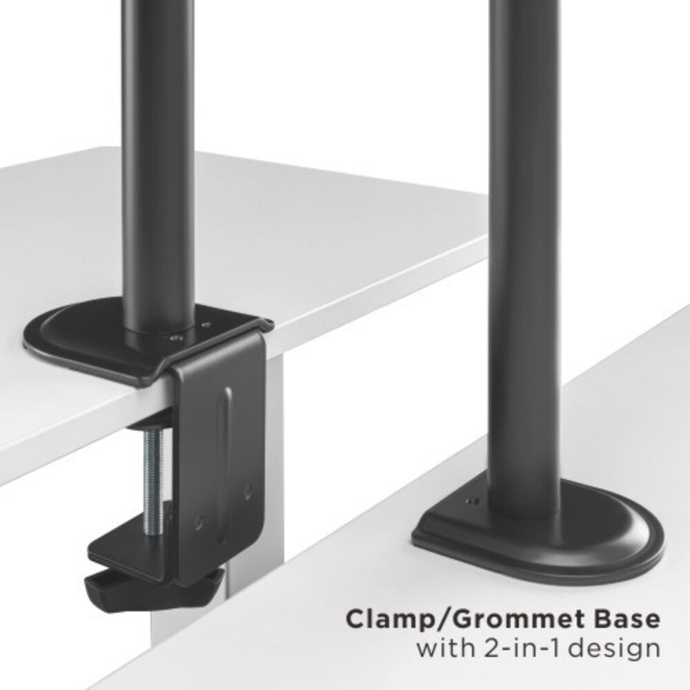 Brateck Steel Monitor Arm With Laptop Tray