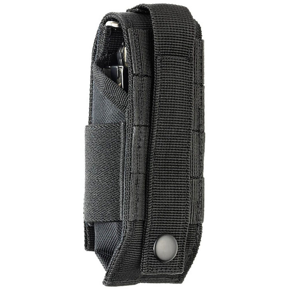 Leatherman XL MOLLE Sheath with Side Pockets - Black