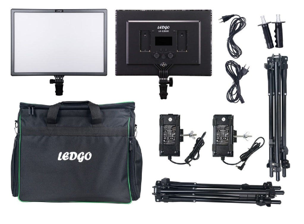 LEDGO LUXPAD E268C Twin LED Light Kit with Batteries