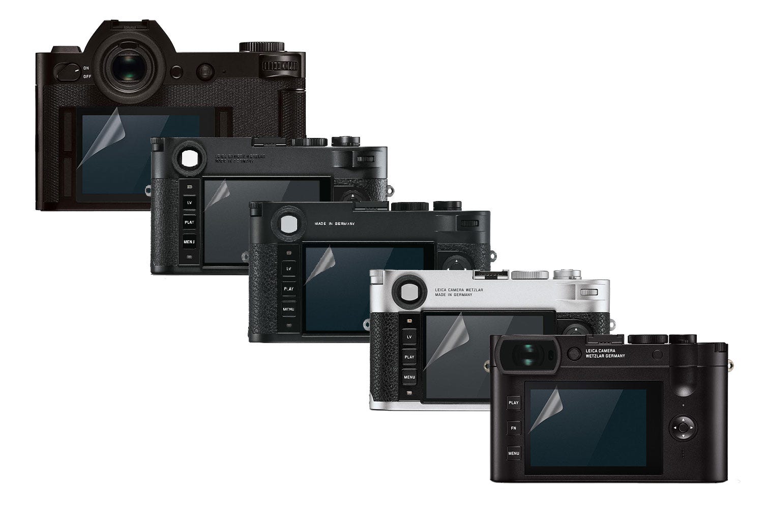 Leica Display Protection Size 2 Premium Hybrid Glass (cameras not included)