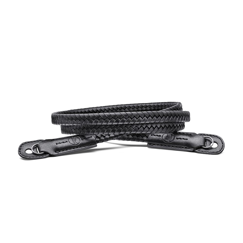 LEICA Leather Carrying Strap Braided Black