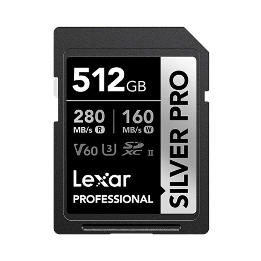 Lexar 512GB Professional SILVER PRO SDXC UHS-II Card