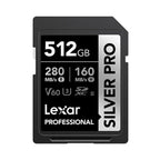 Lexar 512GB Professional SILVER PRO SDXC UHS-II Card