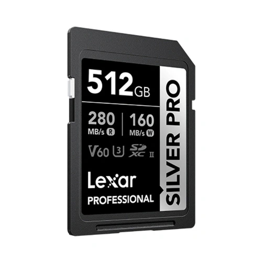 Lexar 512GB Professional SILVER PRO SDXC UHS-II Card