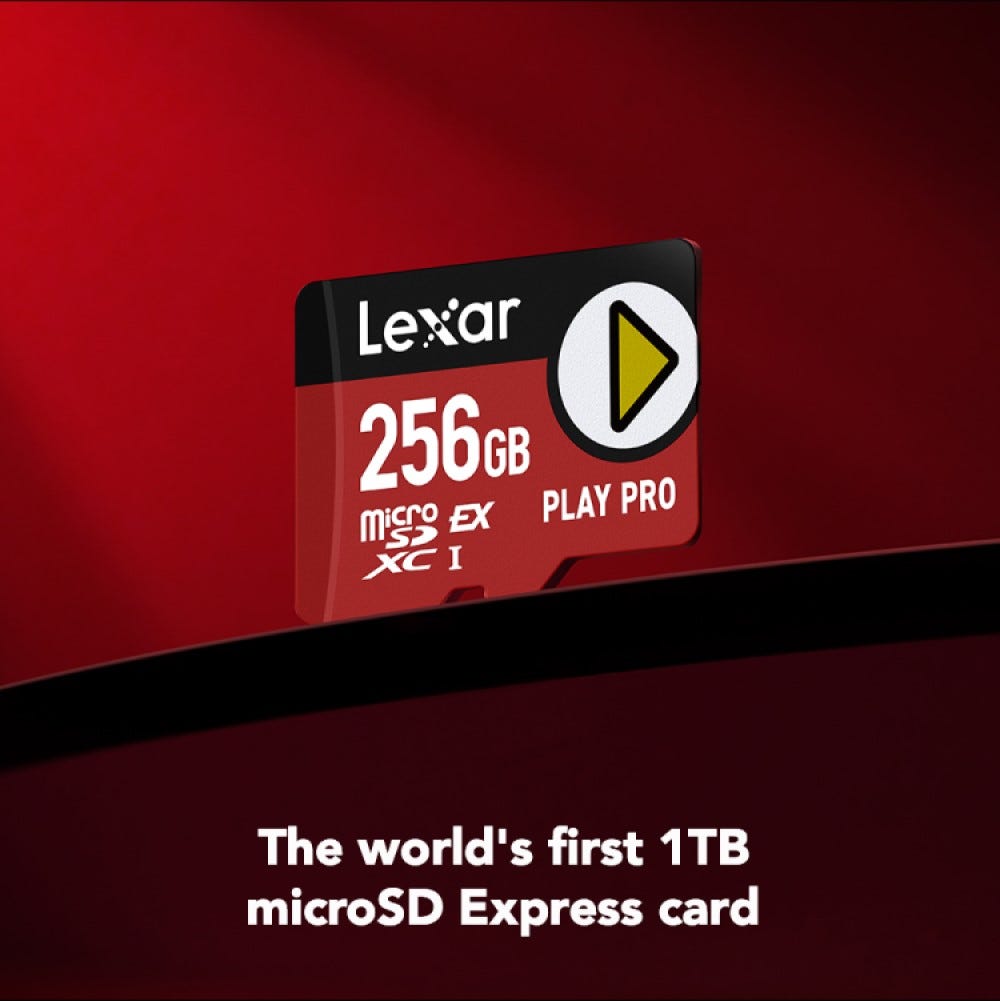 Lexar PLAY PRO MicroSDXC Express Card - 256GB