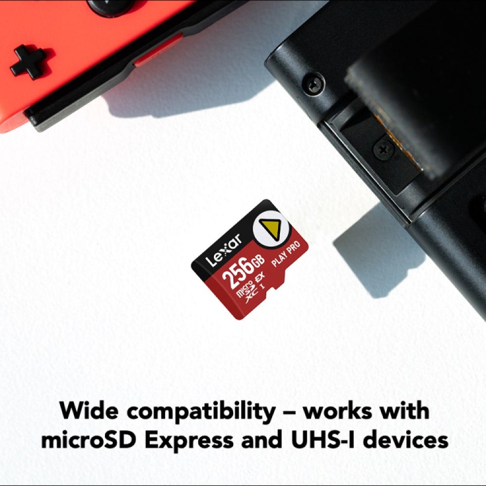 Lexar PLAY PRO MicroSDXC Express Card - 256GB