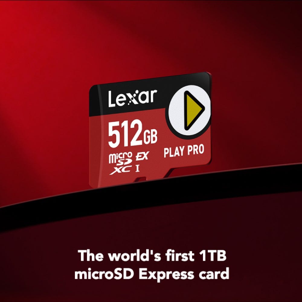 Lexar PLAY PRO MicroSDXC Express Card - 512GB