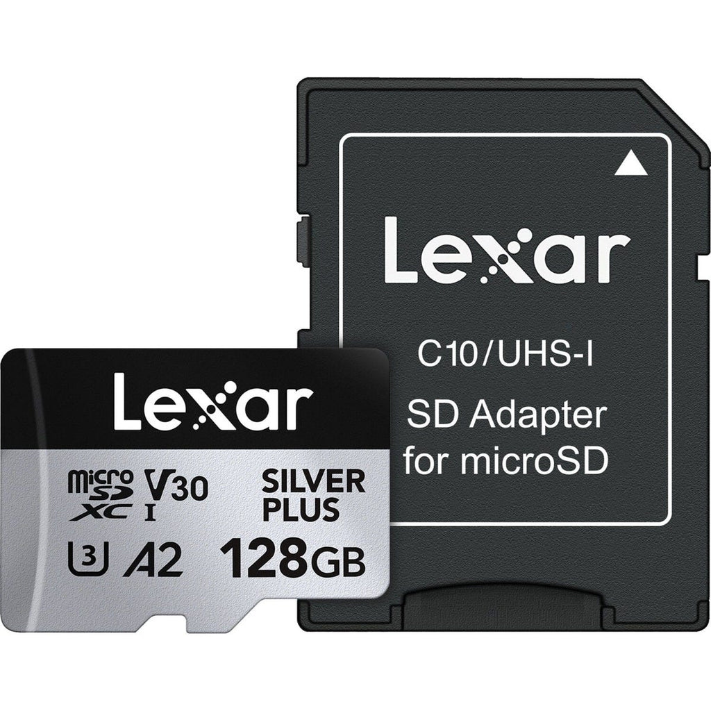 Lexar Professional Silver Plus MicroSDXC Card - 128GB